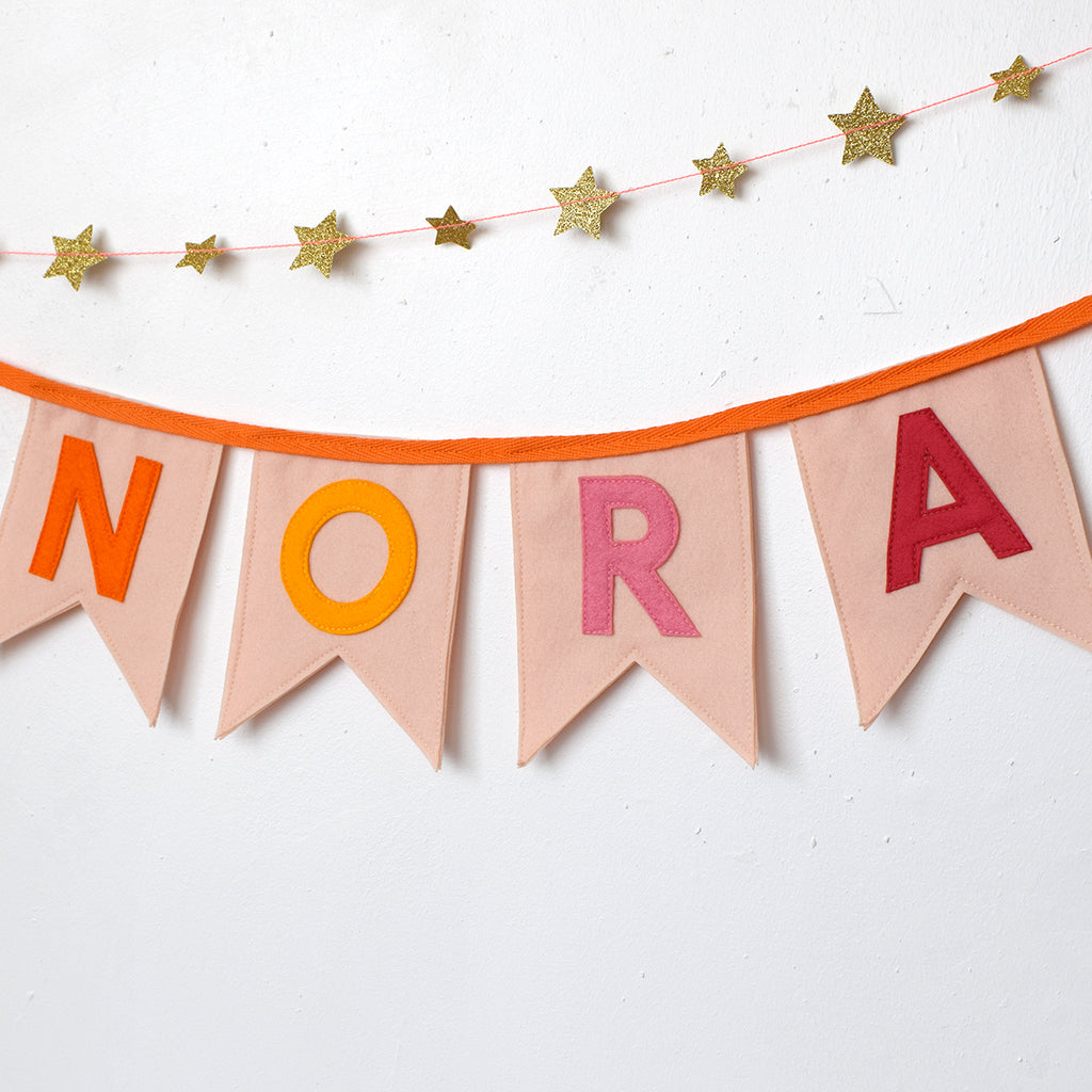 Personalised Felt Bunting - Connie Clementine