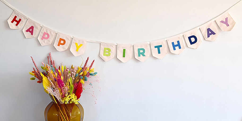 Rainbow Happy Birthday Bunting