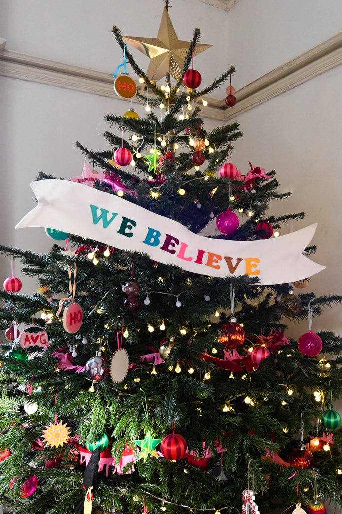 WE BELIEVE CHRISTMAS TREE DECORATION