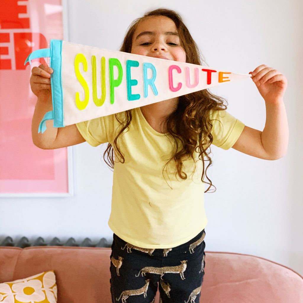 Super Cute Pennant Flag - Connie Clementine