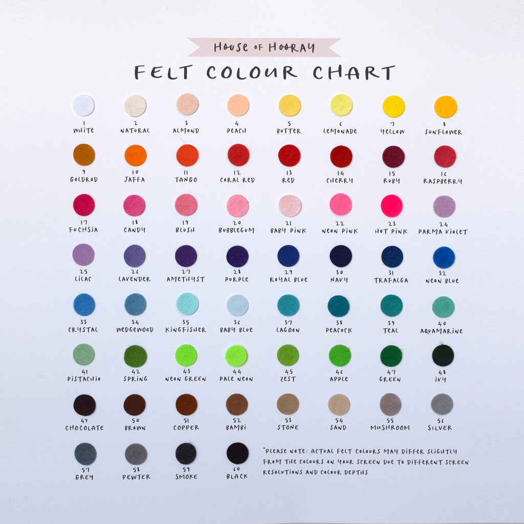 You Are My Favourite Typographic Felt Artwork - Connie Clementine
