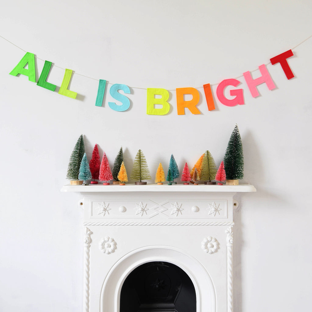All is Bright  Christmas garland
