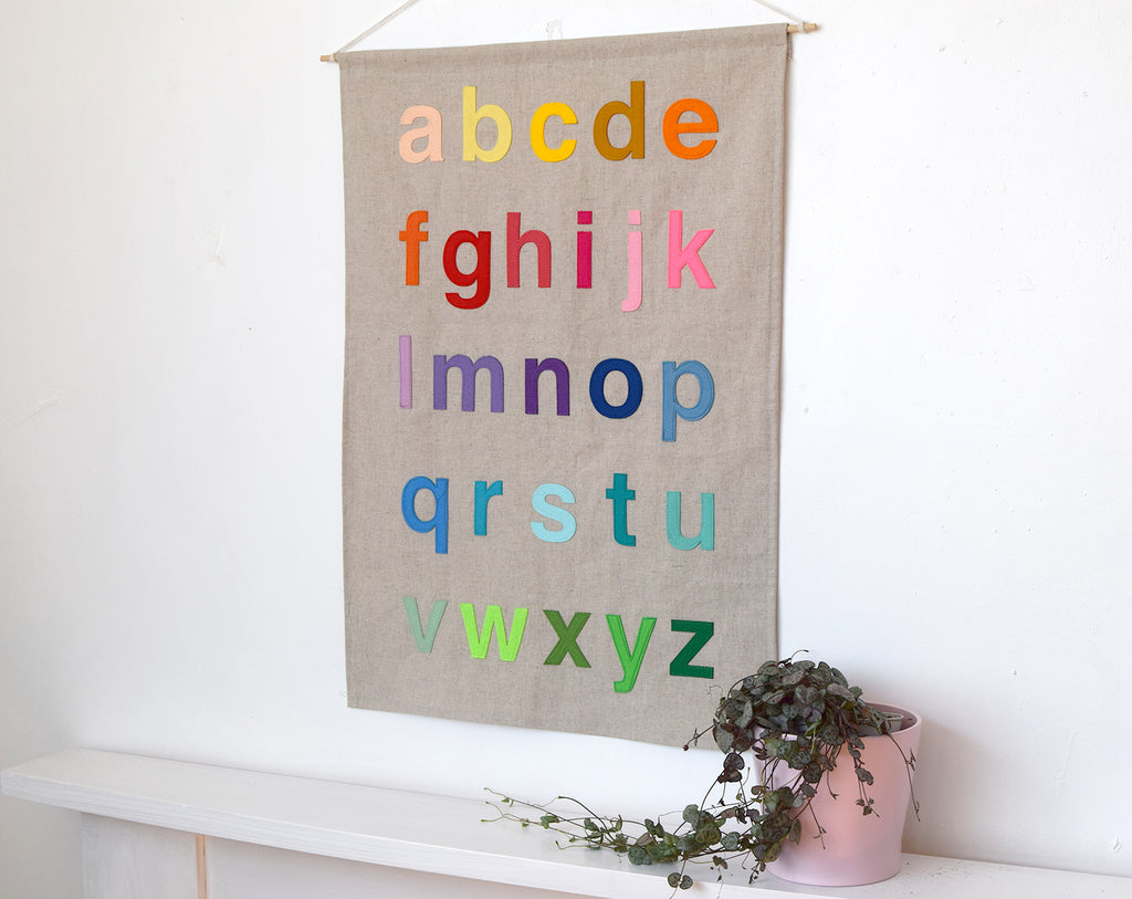 Alphabet wall hanging - Connie Clementine