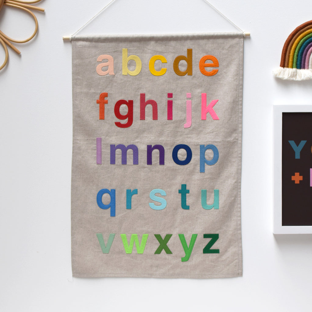Alphabet wall hanging - Connie Clementine
