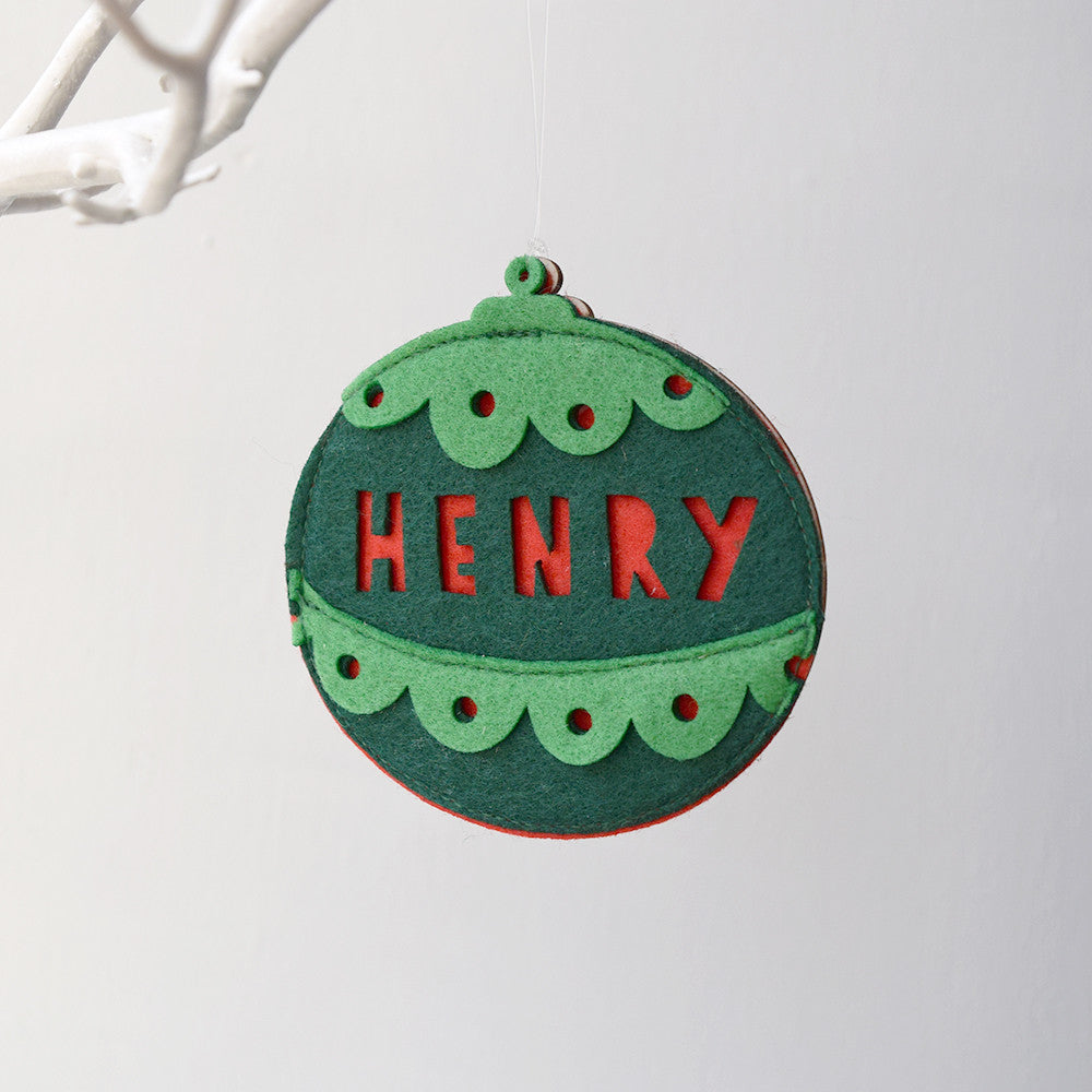 Personalised Christmas Bauble - Connie Clementine