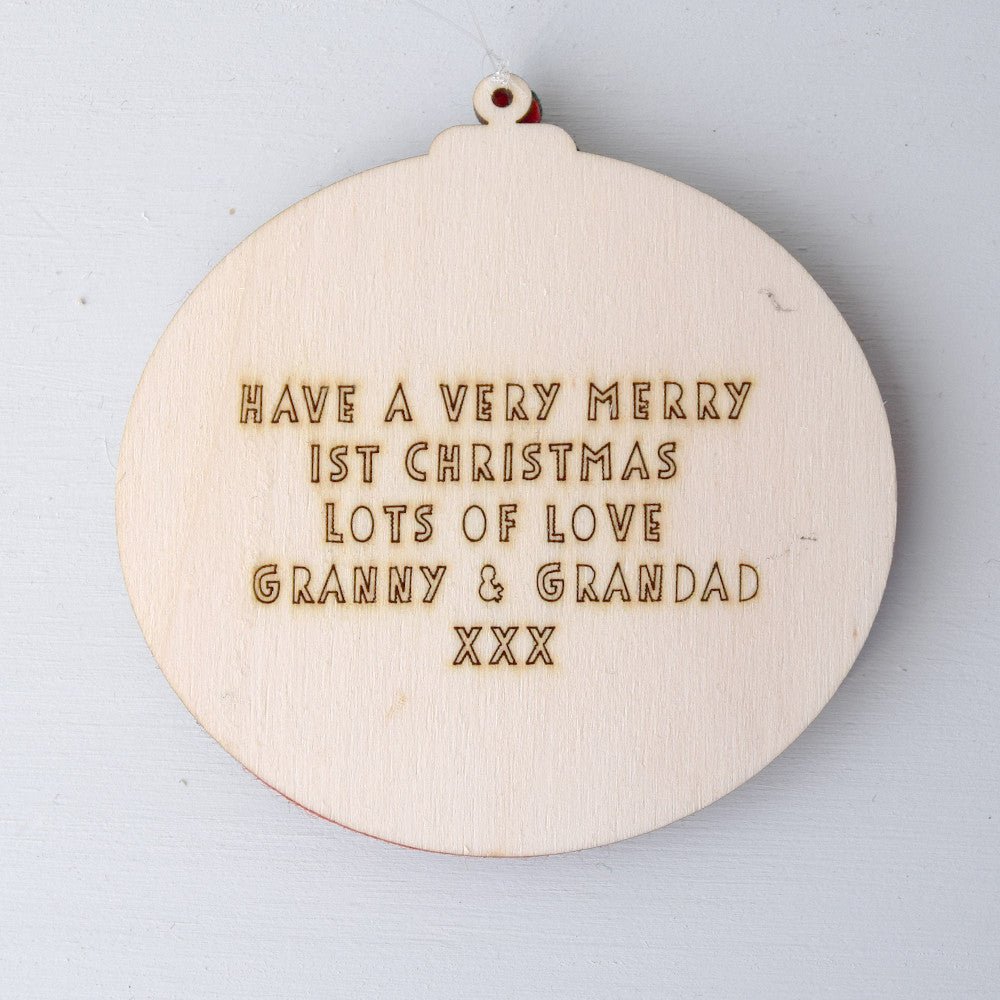 Personalised Christmas Bauble - Connie Clementine