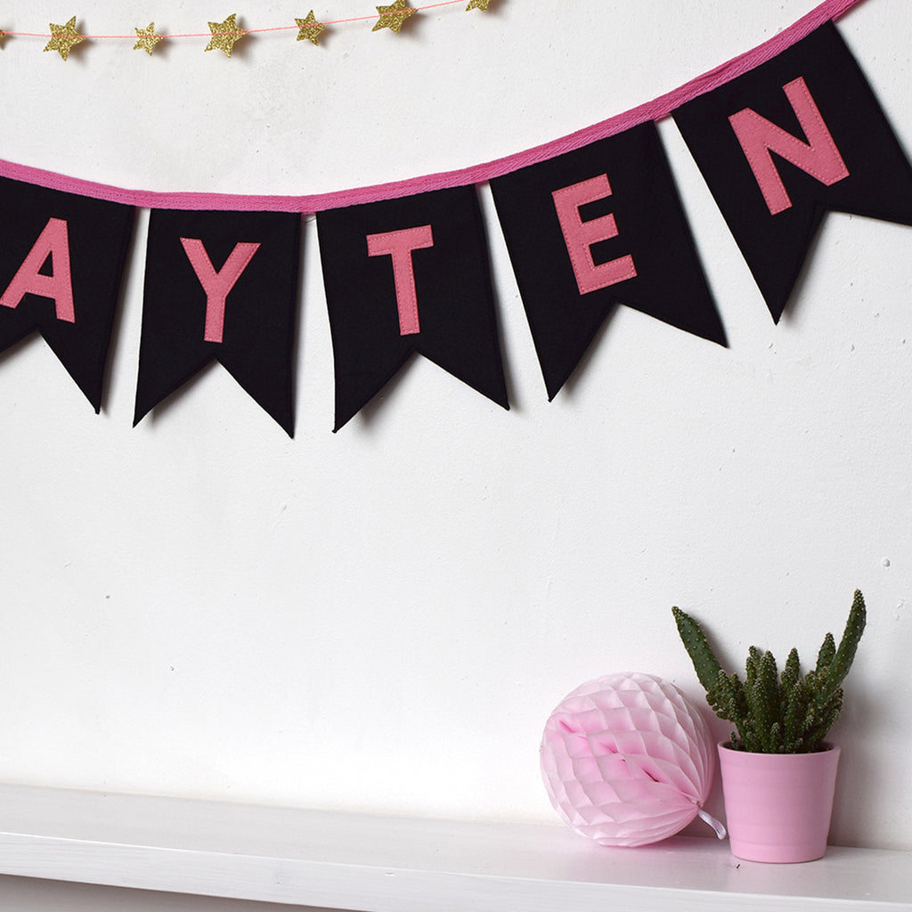 Personalised Felt Bunting - Connie Clementine