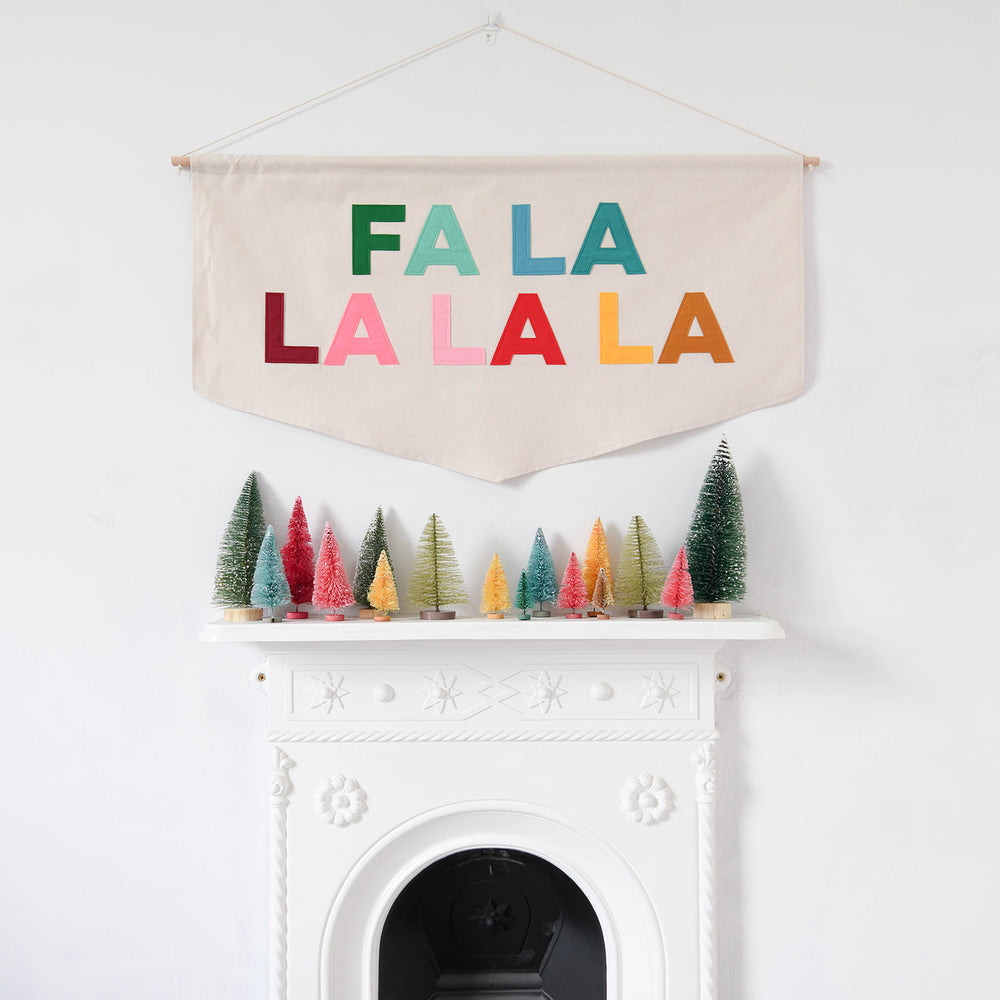 Fa La La La La  Christmas Banner