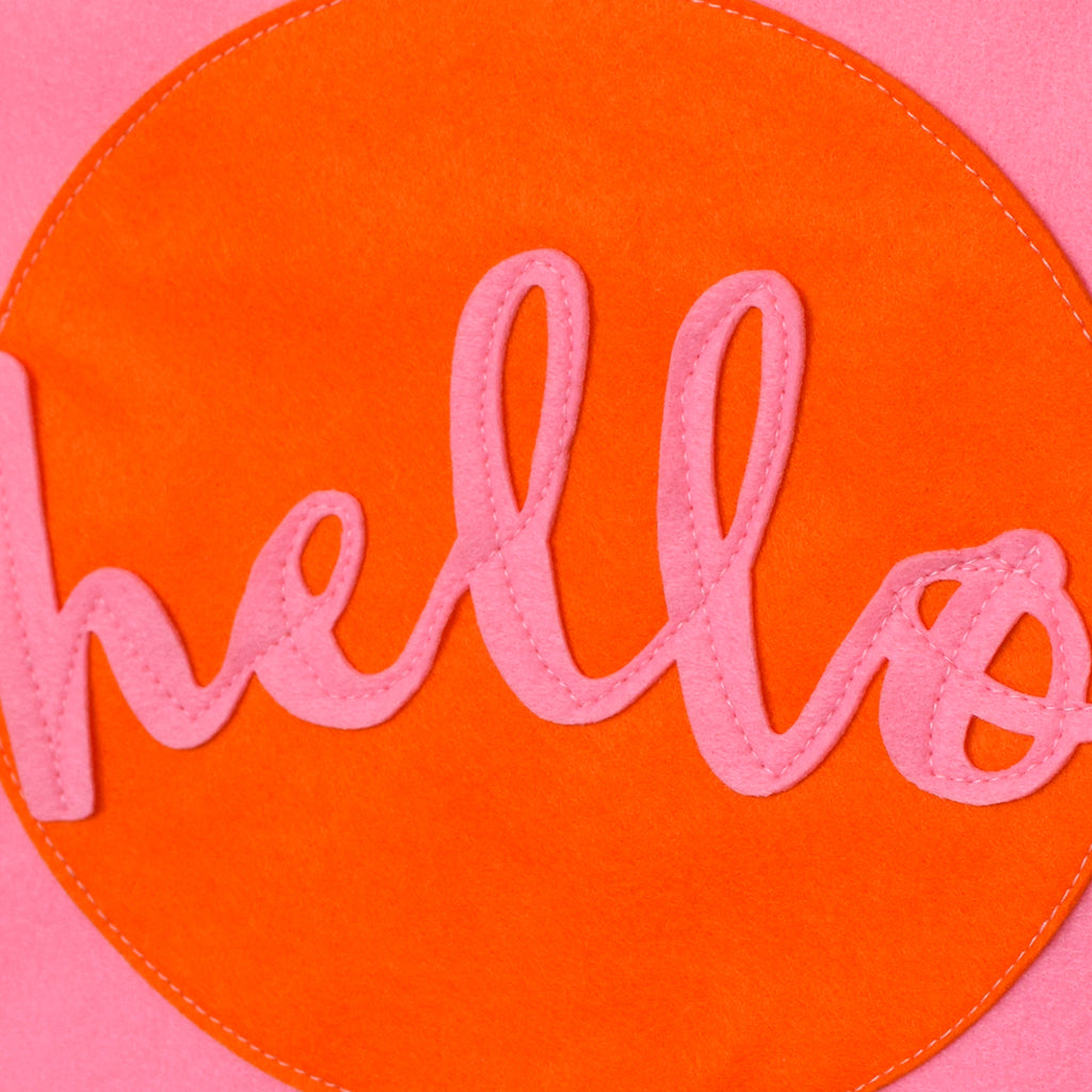 Hello Felt Banner Flag - Connie Clementine