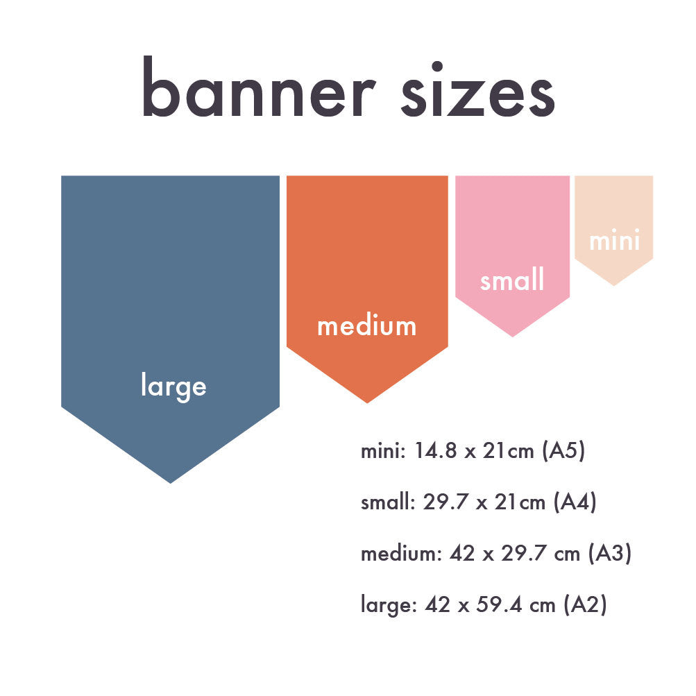 You + Me Felt Banner Wall Flag - Connie Clementine