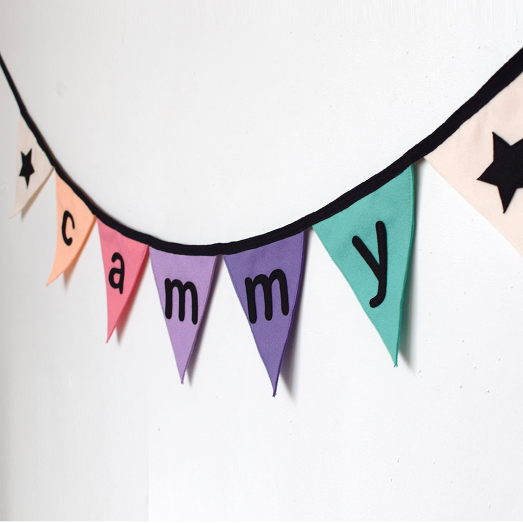 Personalised Flag Bunting - Connie Clementine