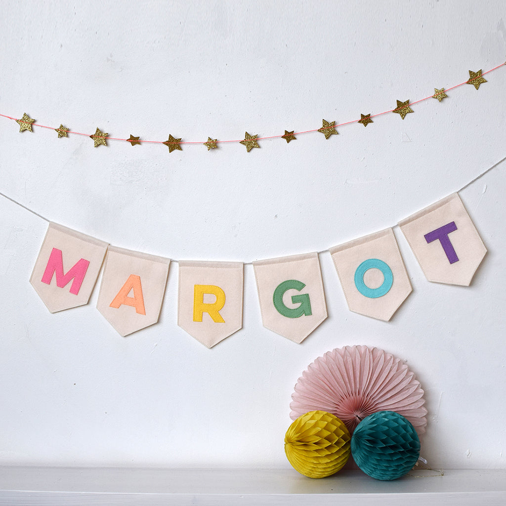 Personalised Name Bunting - Connie Clementine