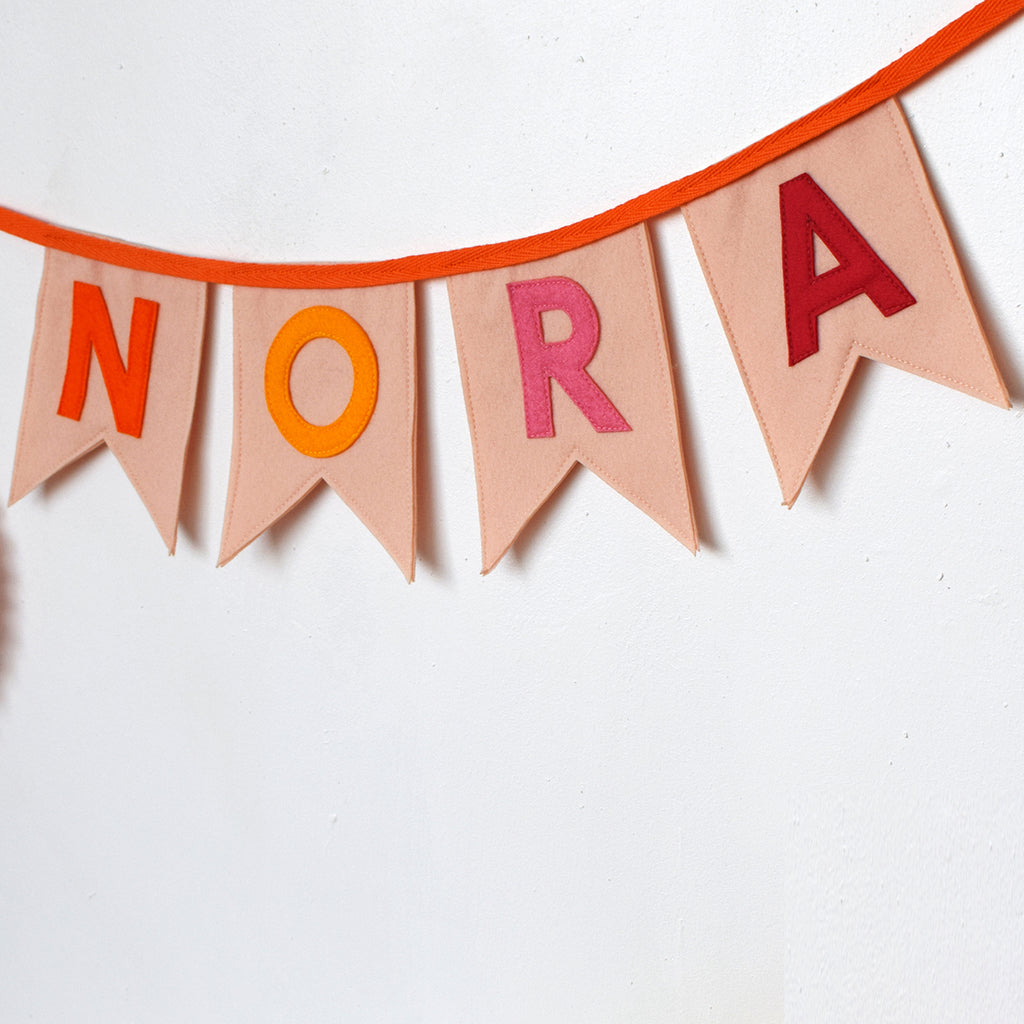 Personalised Felt Bunting - Connie Clementine