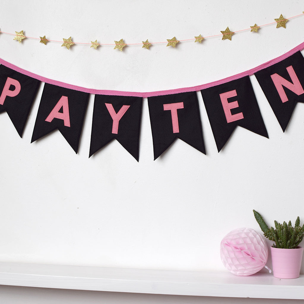 Personalised Felt Bunting - Connie Clementine