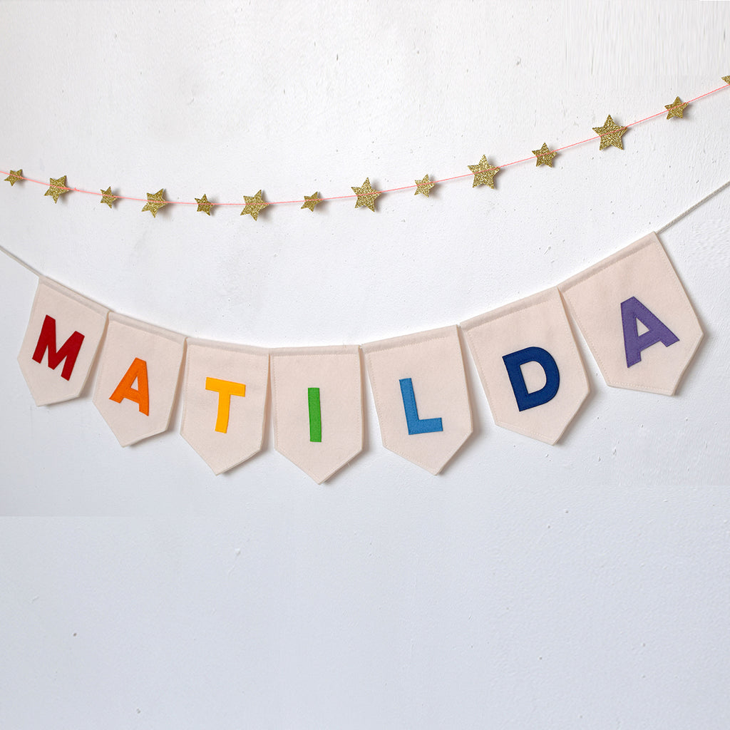 Personalised Name Bunting - Connie Clementine