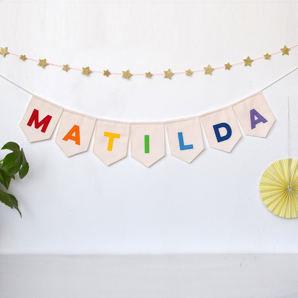 Personalised Name Bunting - Connie Clementine