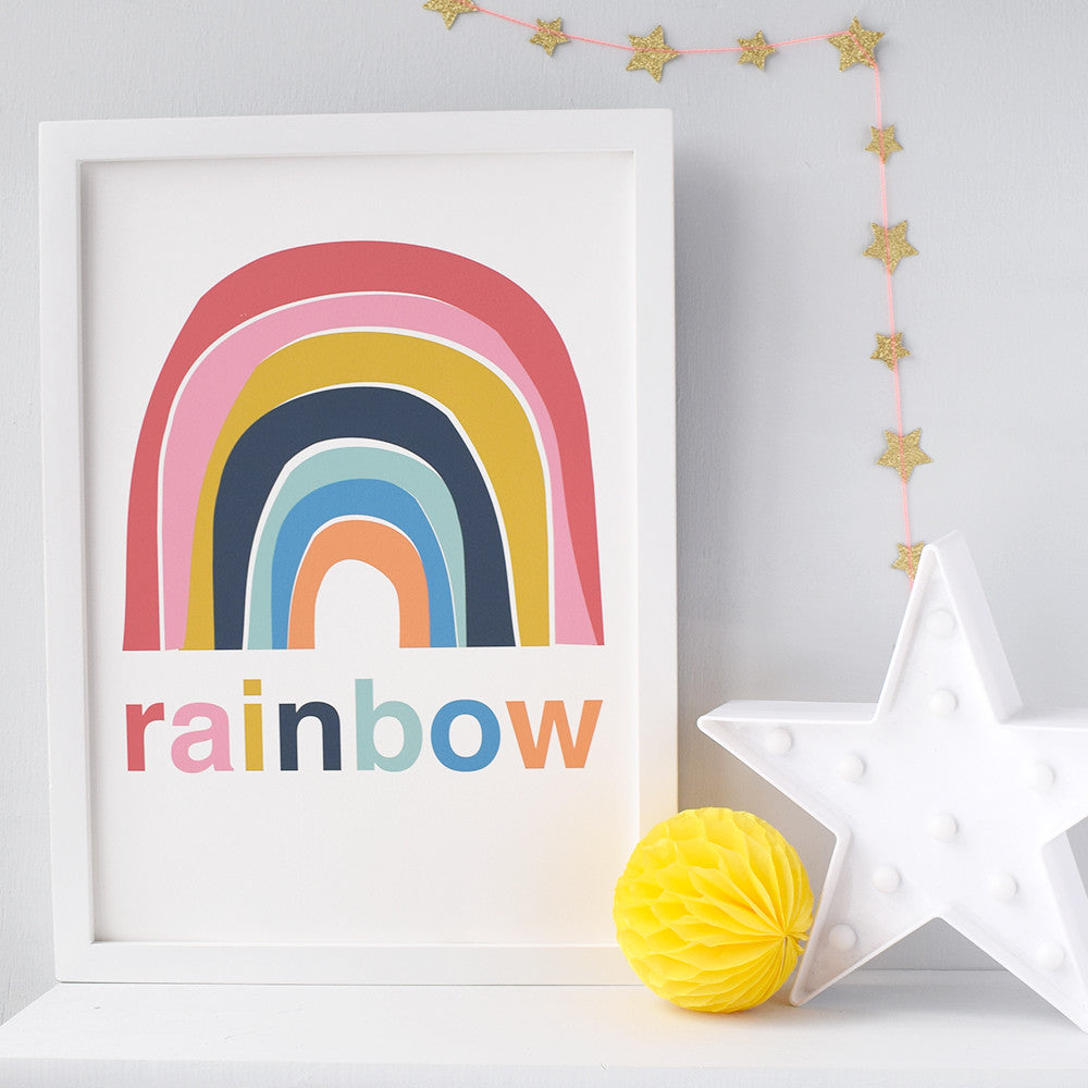 Rainbow Nursery print – House of Hooray - Main Image