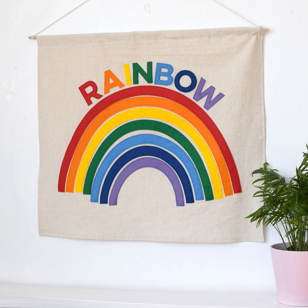 Rainbow wall banner - Connie Clementine