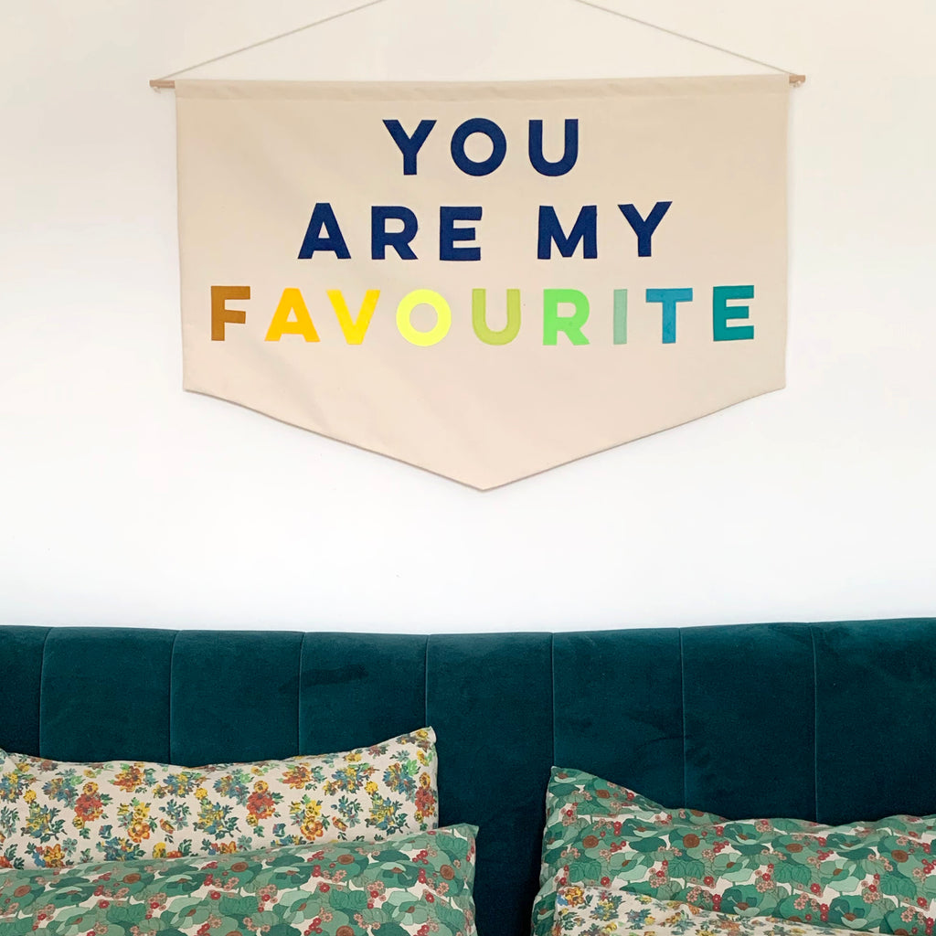 You are my favourite  Wall hanging - Connie Clementine